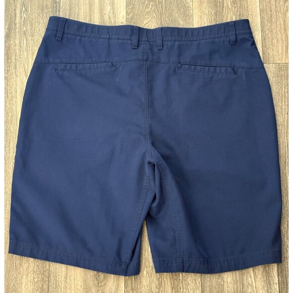 Oobe Shorts Men's Size 38 11" Navy Blue Performance Chino Workwear Casual Pocket - Picture 5 of 9